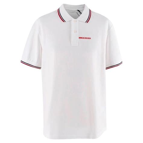 white prada polo.